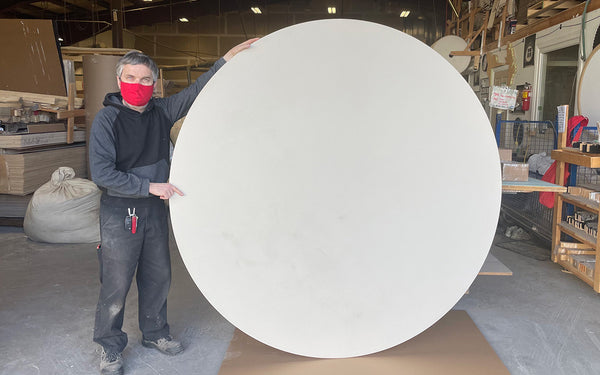 Round wood canvas stretchers are a one piece circular construction, Art  Boards make Round Canvas Stretchers and Oval Stretchers for the artist to  stretch canvas on.